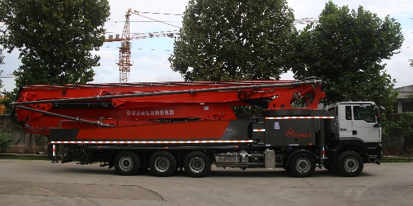 科尼樂(lè)70米混凝土泵車(chē)以下5點(diǎn)施工優(yōu)勢(shì)，工地打灰離不開(kāi)