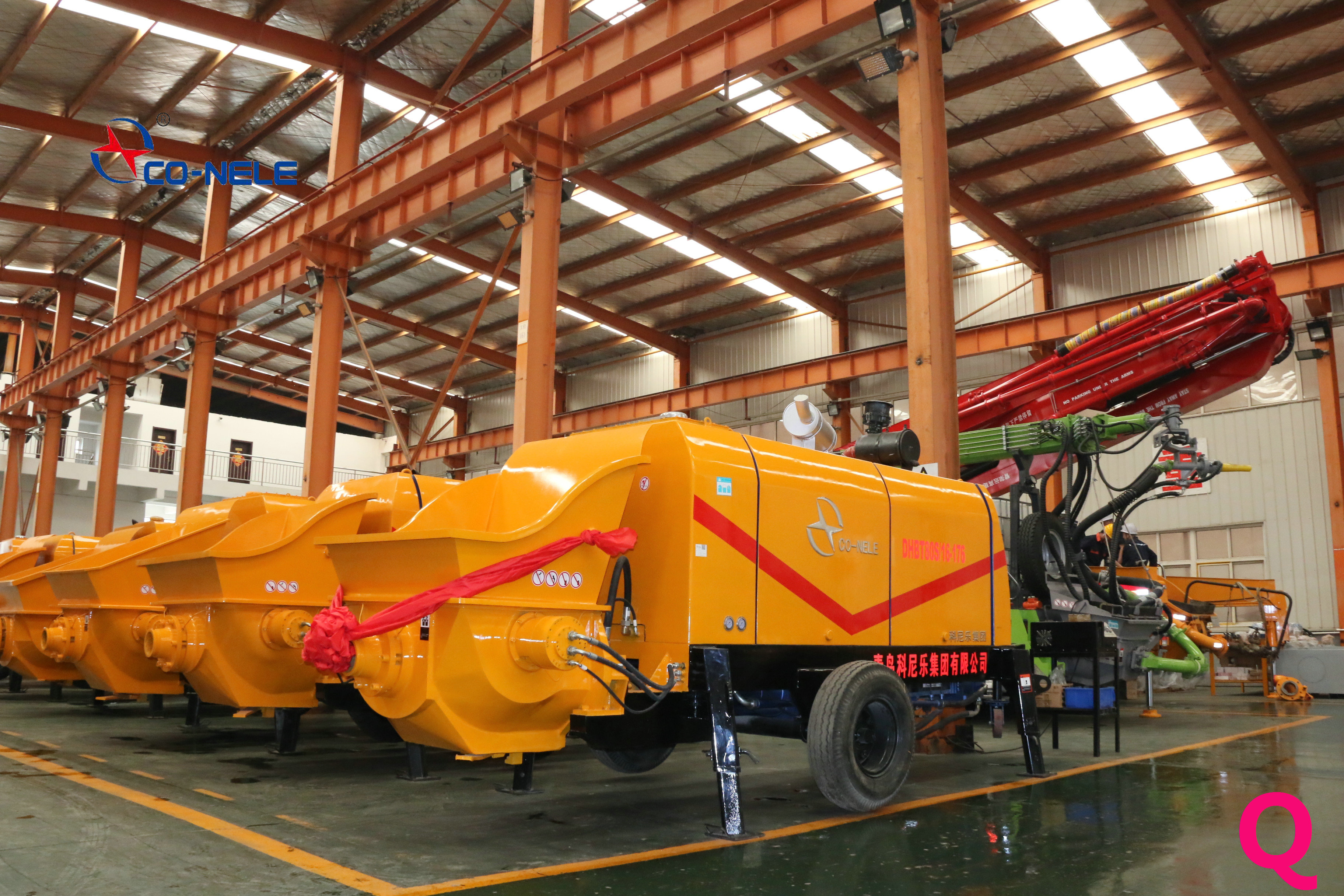 混凝土泵在城鎮(zhèn)化建設(shè)中的作用，科尼樂(lè)混凝土泵