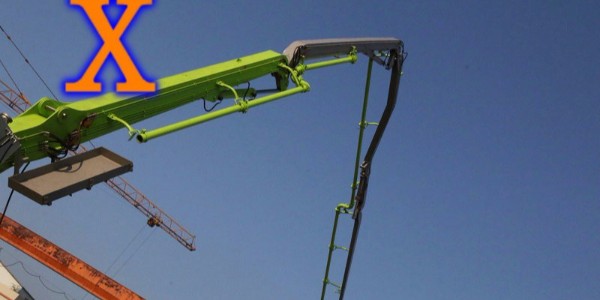 混凝土泵與混凝土布料機兩大戰神完美結合，讓您的工程完美收工